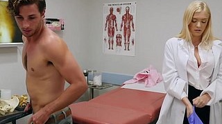 A sexually frustrated nurse attempts to treat four patients with sexual interventions