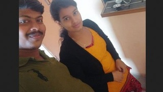 Kannada girl enjoys passionate sex in OYO hotel room