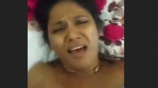 Wife moans in pleasure during rough sex