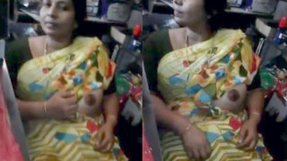 Indian wife sits on husband's penis in a reverse position