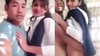 A teen from Guwahati, Assam intensely pleases her lover with oral and penetrative sex