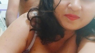 Saavi's lover passionately penetrates her in bed