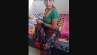 Indian wife's separate clips combined for one video