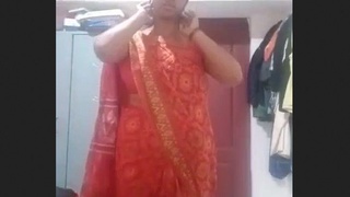 Elderly Indian wife's unfulfilled desires caught on camera with her lover