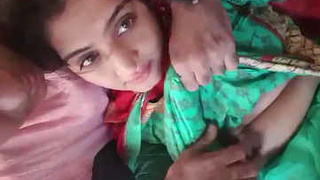 Pakistani wife's breasts are squeezed by her boss in a car