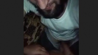 A Pakistani couple gives and receives oral pleasure while wearing a lingerie ensemble