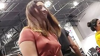 Breless teenager at Egina's gym won't hear perfect nipples