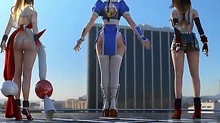 Animation hot danceä¸çŸ¥ç«èˆžã€è’‚æ³•å’Œéœžçš„è·³èˆž