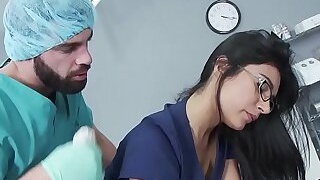 Shazia Sahari is a horny nurse that needs big dick