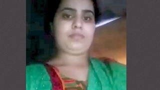 Desi wife with large breasts and moist vagina