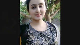 Stunning busty Indian woman performs on video chat