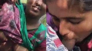 Indian local prostitute outdoors