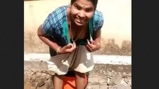 South Indian maid reveals her breasts to her employer