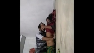 Aunty enjoys rough sex with young Tamil man