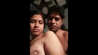 This hot video features a Desi wife's affair with her friend