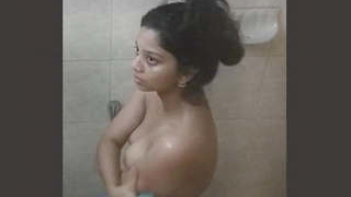 Stebro's secret footage of a stunning Indian beauty bathing