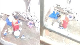 Secretly recorded Desi sister's bath time