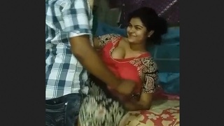 Bhabhi's friend gets intimate with her husband and a curvy woman
