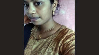 A girl from Bangladesh presents a video