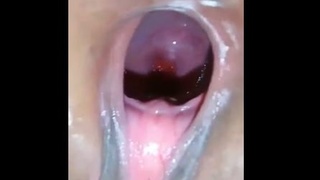 White pussy on display