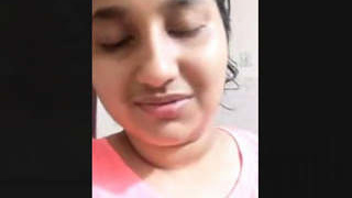 South Indian girl reveals her breasts