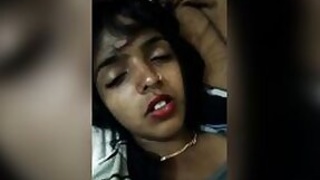 Sleeping Indian girlfriend undressed MMC movie