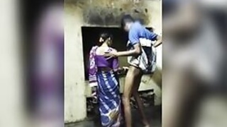 Desi MMS sex leak, hidden camera caught cheating bhabha fucking devar