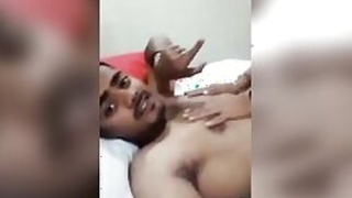 The best scene of an Indian sex movie in which a young couple undresses