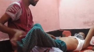 A village bhabi from Bengal relishes her late-night pleasure