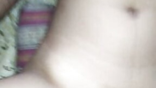 Man has XXX sex with girl Desi in red bra in first-person porn