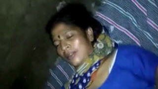 Indian village girl engages in sexual activity