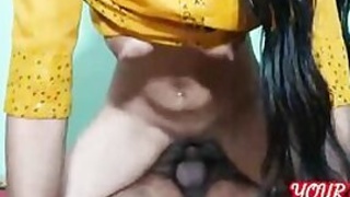 Slender model Desi sucks and jumps on the cock XXX in reverse horsewoman style