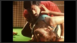 Fervent lip-locking with unbridled passion