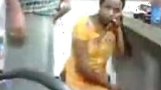 Porn video of cute desi humping her boss at the grocery store