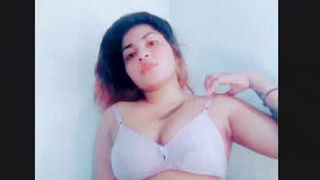 Adorable girl flaunts her stunning attributes