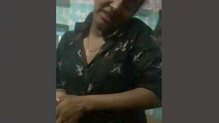 Indian escort fondles her breasts and prepares for intimacy