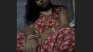 Bhabi reveals her intimate area