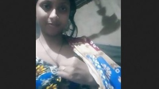 Village girl from India reveals her intimate parts