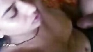 Pakistani Milf does XXX things with a cock in her hairy cunt