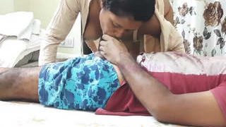Indian young couple getting intimate