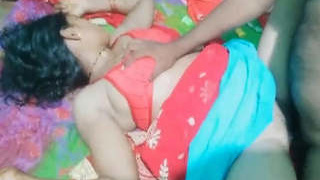 Indian aunty's sensual breast massage and sexual encounter