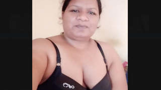 Punjabi wife reveals her large breasts