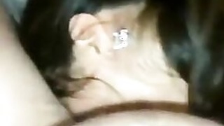 Horny Aunt Maal Gives Blowjob Before Sex