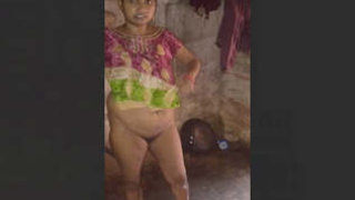 Indian wife's sensual performance caught on camera by her husband