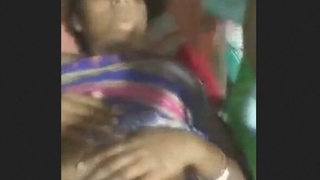 A husband's intimate encounter with his friend in the village