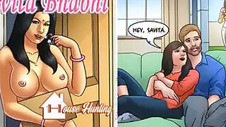 Indian XXX cartoon sex scene of Savita Bhabha's house hunt