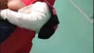 A girl in a hijabi is fucked by a guy