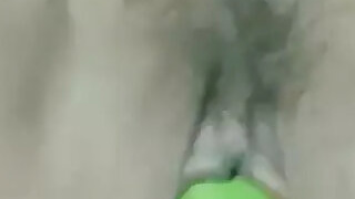 Desi bhabi plays on camera with a runner