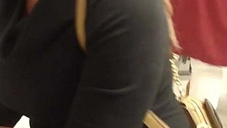 Dressing room mishap leads to exposed Iranian girl's thong