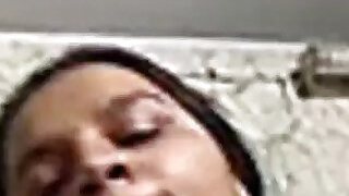 Bengali wife shows her pussy during a live sex video call